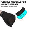 Vgo 1-Pair 32 or Above Lined Winter Warm Synthetic Leather Gloves,Cooler Gloves (Size L, Black, SL8270F) view 3