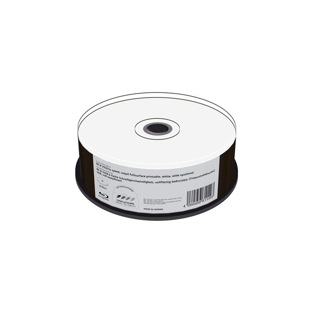 MediaRange Blank Blu-Ray Disc Bd-R 25 Gb 25 Pc(S) , W128288470 (25 Pc(S))