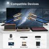 J&D 2 RCA M/M Stereo Audio Cable, Gold-Plated 2RCA Male to 2RCA Male Copper Shell Auxiliary Audio Cord for Home Theater HDTV Amplifiers Hi-Fi Systems Speakers, RCA Audio Cables, 6 Feet view 3