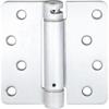 Stone Harbor Hardware Self-Closing Door Hinge, 4 Inches, 1/4" Radius Corner, Satin Chrome view 1