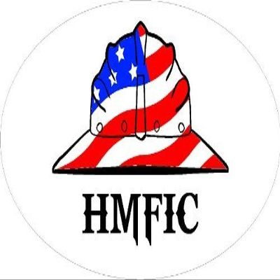 3 - HMFIC Hard Hat/Helmet Stickers 1 1/2" x 3" H258