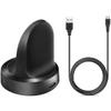 EXMRAT for Gear S2 Charger, Charging Cradle Dock for Samsung Gear S2, Gear S2 Classic Smart Watch (Black) view 3