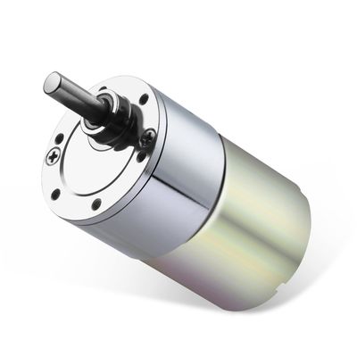 Greartisan DC 12V 5RPM Gear Motor High Torque Electric Micro Speed Reduction Geared Motor Eccentric Output Shaft 37mm Diameter Gearbox