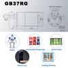 Greartisan DC 12V 5RPM Gear Motor High Torque Electric Micro Speed Reduction Geared Motor Eccentric Output Shaft 37mm Diameter Gearbox view 2
