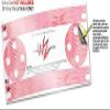Skin Wrap Decal Set 2 Pack for Amazon Echo Dot 2 - Palms 01 Pink On Pink (2nd Generation ONLY - Echo NOT Included) view 3