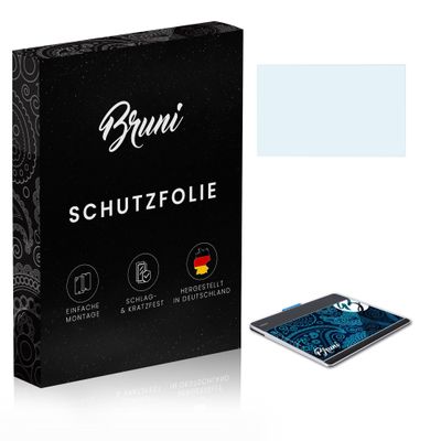 Bruni Screen Protector compatible with Wacom INTUOS Pen & Touch M Protector Film, crystal clear Protective Film (2X)