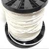 14 Gauge Wire (14 AWG) 2 Conductor Stranded Copper Unshielded Cable 14/2 Home Electrical Wire Low Voltage Up to 300V CMP/CL3P Low Smoke Plenum Jacket USA Made (500ft - White) view 4