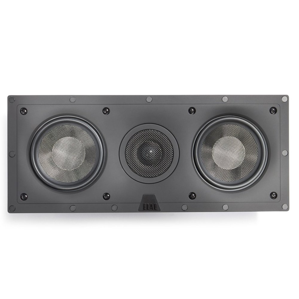 Elac - Debut IW-DC51-W Custom in-Wall Center Channel Speaker (Ea), Black