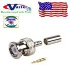 10 Pack - RG 59 Crimp on Male Connector for RG59 Cable
