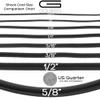 Golberg Black Shock Cord, Bungee Cord - (1/4 Inch x 100 Feet) view 3