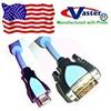Vaster SuperEcable - 20628 - DVI to High-Definition Television Cable (Color) 5 Ft view 1