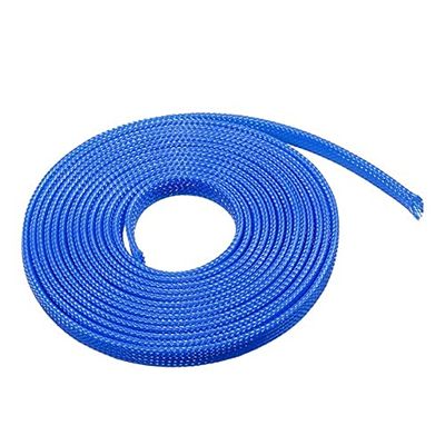 10 FT 1/8" 3mm Blue Expandable Wire Cable Braided Sleeving Sheathing Loom Tubing US
