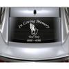 Custom Praying Hands Personalized Car-Wall-Vinyl Decals Stickers, 48 Inches view 1