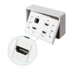 ACL HDMI Female to HDMI Female Coupler/Keystone Insert, White, 100 Pack view 3
