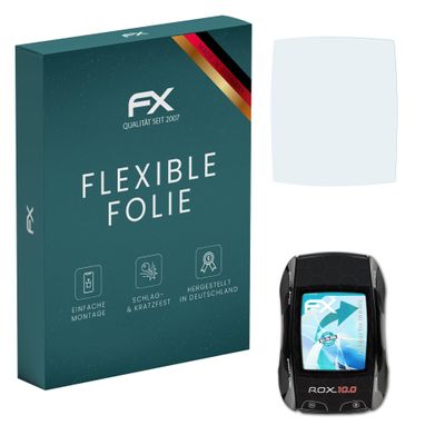 atFoliX Screen Protector compatible with Sigma Rox 10.0 GPS Protector Film, ultra clear and flexible FX Screen Protection Film (3X)