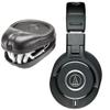 Audio-Technica ATH-M40x Monitor Headphones with SLAPPA SL-HP-07 Full Sized HardBody PRO Headphone Case view 1