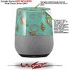 Decal Style Skin Wrap for Google Home Original - Sea Shells 02 Seafoam Green (Google Home NOT Included) by WraptorSkinz view 2
