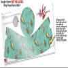 Decal Style Skin Wrap for Google Home Original - Sea Shells 02 Seafoam Green (Google Home NOT Included) by WraptorSkinz view 3