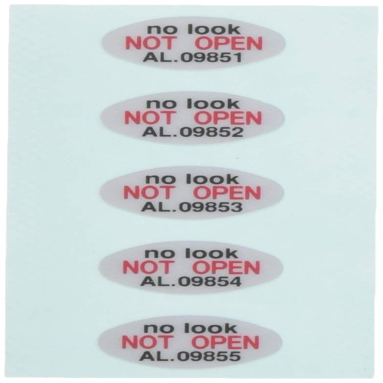 Sanwa Supply SL-5H-5 Security Key Security Seal for Anti-Duplication (1 Sheet, 5 Sheets)