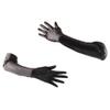 Chlorinated Latex Mid Gloves (Elbow Length) Fetish - Black (Large - Washed & Shined) view 1