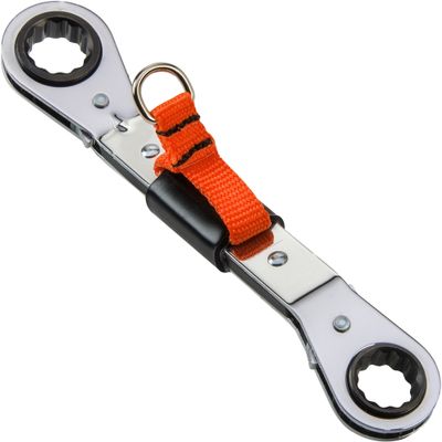 Tether-Ready DBL Revers Ratchet Wrench 11 x 13 mm 6 PT