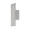WAC Lighting dweLED, Icon 14in LED Indoor and Outdoor Wall Light 3000K in Brushed Aluminum view 1