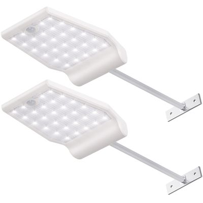 InnoGear 29 LED Solar Gutter Lights Outdoor Motion Sensor Wall Light, 2 Pcs