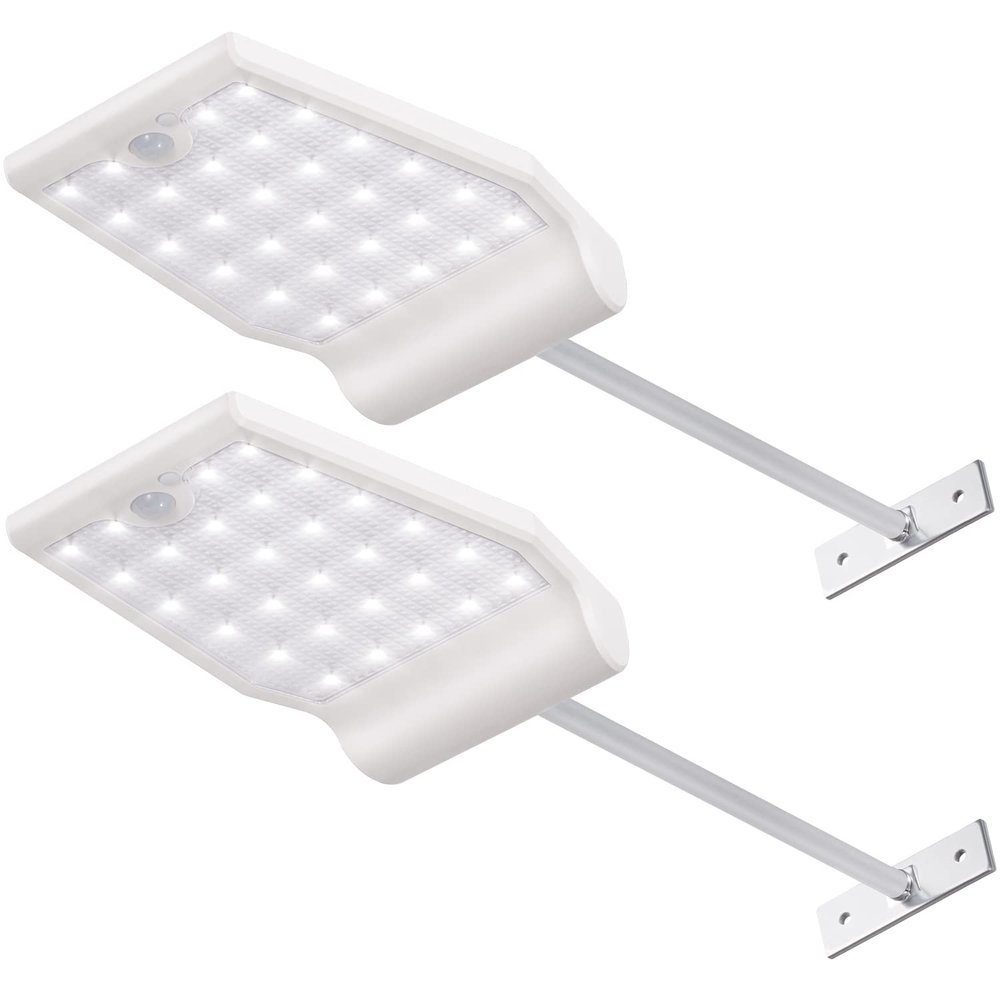 InnoGear 29 LED Solar Gutter Lights Outdoor Motion Sensor Wall Light, 2 Pcs