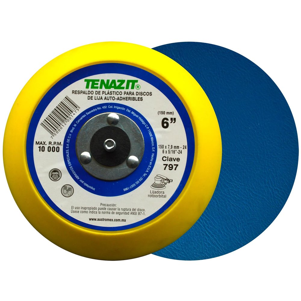 Austromex 797 BACKUP AUTOADHERIBLE DA-P 6x5 / 16 "-24H