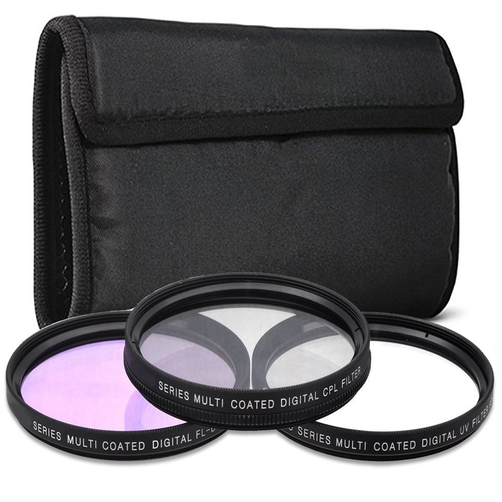 77mm 3PC Filter Kit CPL UV FLD for Canon EF 24-105mm f/3.5-5.6 is STM Lens