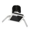 WAC Lighting R4SD2T-W827-BKWT Volta - 6.39" 36W 60 2700K 85CRI 1 LED Square Regressed Trim with Light Engine, Black Haze Finish with Textured Glass view 1