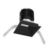 WAC Lighting R4SD2T-S835-BK Volta - 6.39" 36W 15 3500K 85CRI 1 LED Square Regressed Trim with Light Engine, Black Finish with Textured Glass view 1