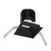 WAC Lighting R4SD2T-S835-BK Volta - 6.39" 36W 15 3500K 85CRI 1 LED Square Regressed Trim with Light Engine, Black Finish with Textured Glass view 2