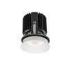 WAC Lighting R4RD1L-W827-WT Volta - 5.75" 36W 60 2700K 85CRI 1 LED Round Shallow Regressed Invisible Trim with Light Engine, White Finish with Textured Glass view 3
