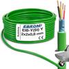 EIB Bus Cable EIB-Y (St) Y 2 x 2 x 0.8 mm Green Data Cable Installation Bus Cable Telecommunication Cable - 5/10/20/30/40/50/60/70/80/90 m or 100 m - from 5 m to 100 m view 1