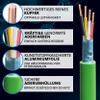 EIB Bus Cable EIB-Y (St) Y 2 x 2 x 0.8 mm Green Data Cable Installation Bus Cable Telecommunication Cable - 5/10/20/30/40/50/60/70/80/90 m or 100 m - from 5 m to 100 m view 2