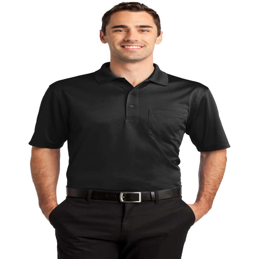 CornerStone ANSI 107 Class 2 Mesh Long Sleeve Tee | Reflective Safety T-Shirt for Men & Women, High Visibility Clothing Black