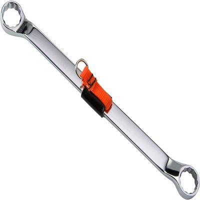 Tether-Ready Full Polish DBL Wrench 11/16" x 3/4" 12 PT