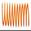 Spiral Coil Binding Spines 8mm x 915mm (5/16 x 36-inch), Pumpkin Orange view 1
