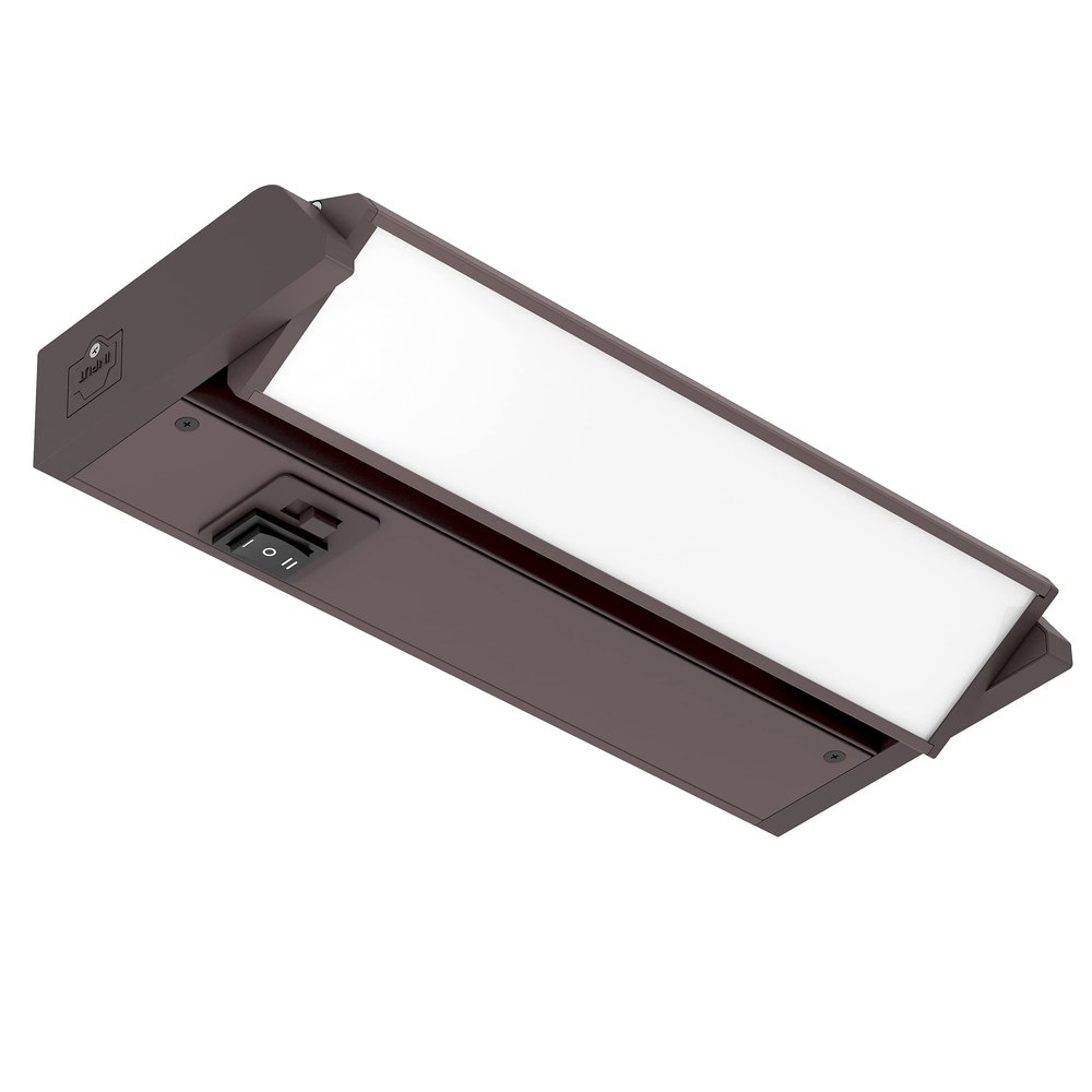GETINLIGHT 9-Inch Swivel LED Under Cabinet Light, 3-CCT Selectable, Bronze