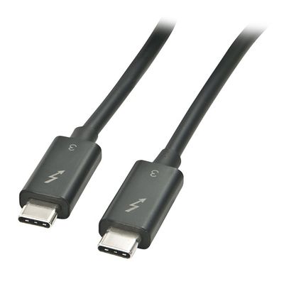 Lindy 2m Thunderbolt 3 Cable, Black
