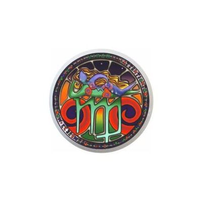 Virgo - Zodiac Stained Glass-look - DECORATIVE Glossy CERAMIC Cupboard Cabinet PULLS Dresser Drawer KNOBS