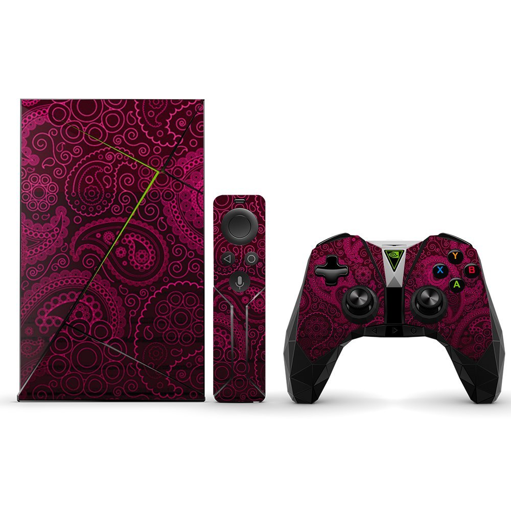 MightySkins Skin Compatible with NVIDIA Shield TV (2017) wrap Cover Sticker Skins Paisley