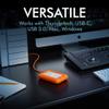 LaCie Rugged Thunderbolt USB-C 5TB External Hard Drive Portable HDD USB 3.0 compatible, Drop Shock Dust Water Resistant, 1 Mo Adobe CC (STFS5000800) view 4