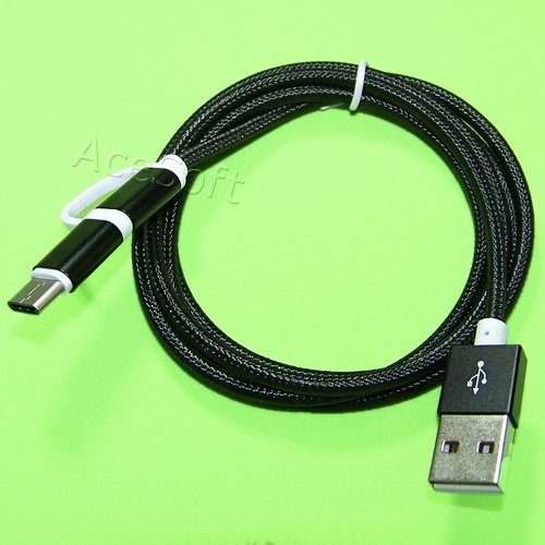 100% New USB 3.1&2.0 Reversible Quick Charging Braided Cable Cord Wire 3ft Compatible with Samsung LG ZTE Huawei Microsoft HTC Nexus Sony and More Smartphone