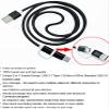 100% New USB 3.1&2.0 Reversible Quick Charging Braided Cable Cord Wire 3ft Compatible with Samsung LG ZTE Huawei Microsoft HTC Nexus Sony and More Smartphone view 2