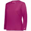 B-Core Ladies' L/S Tee Hot Pink Large view 1