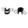 uxcell 8mm Dia Rubber Lined U Shaped 304 Stainless Steel Pipe Clip Hose Clamp 4pcs view 3