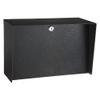 Pedestal PRO - LANDO-CS-12X8-E - PEDESTAL PRO Landscape 12x8 Steel Housing - Lockable - Gate, Outdoor - Stainless Steel view 1