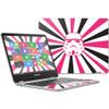 MightySkins Skin Compatible with Samsung Chromebook Plus 12.3"(2017 - Pink Star Rays | Protective, Durable, and Unique Vinyl wrap Cover | Easy to Apply, Remove, and Change Styles | Made in The USA view 1